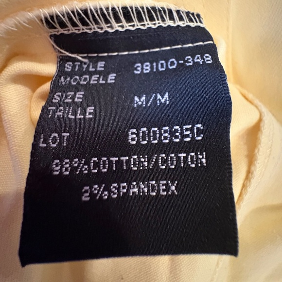 Tribal Yellow Jean Jacket Cropped Casual - Picture 4 of 5